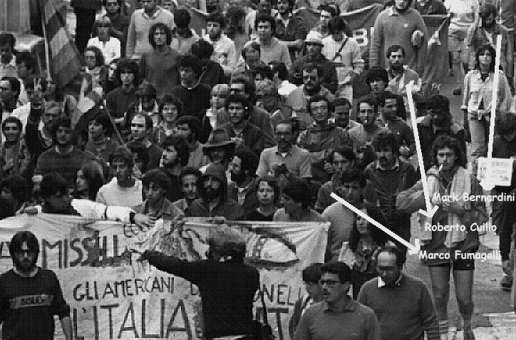 Comiso (Sicilia), manifestazione dopo le cariche della polizia (centinaia di feriti), 1983