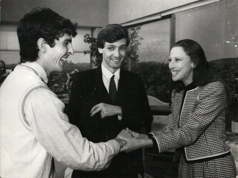 �� ����������� ����������� � ����� ��������� � ����� ����� RAI (Italian television "Pronto, Raffaella?") with Maja Pliseckaja and Paolo Rossi