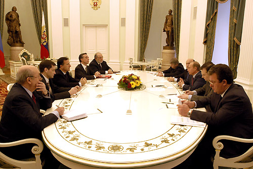 04/02/04 ���������� ���������� �� � ��� ������ Incontro Presidente Russia e Minesteri Italia